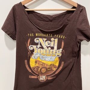 Modified Neil Young Woman’s concert Tee